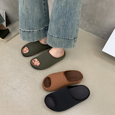 SGIRL TWTW时尚复古舒适鱼嘴拖鞋女夏季外穿爆款露趾沙滩凉拖鞋潮