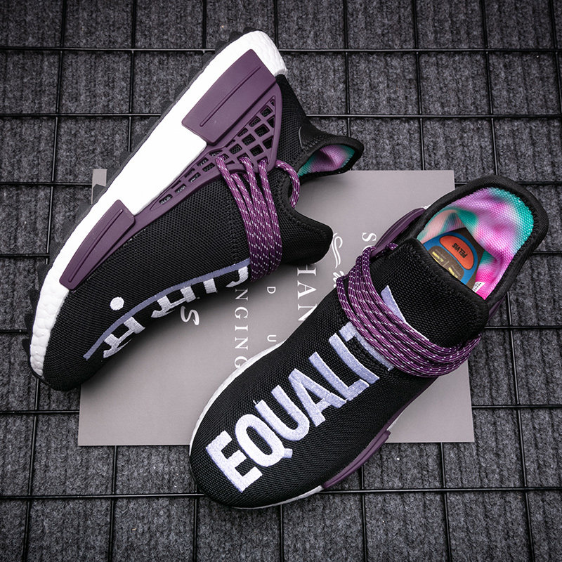 新椰子领跑新款菲董联名nmd真爆米花透气软底男女情侣运动跑步鞋