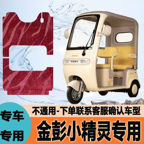 适用金彭小精灵电动三轮车脚垫脚踩垫脚踏垫地垫防滑JP800DZK-19D