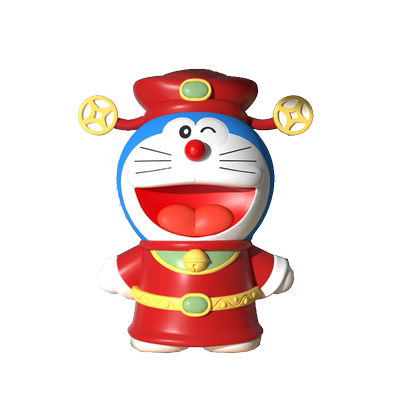 哆啦A梦公仔储蓄罐机器猫大礼盒