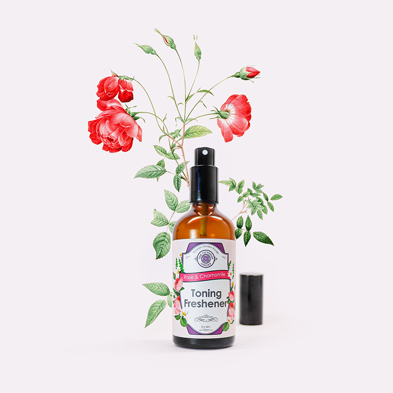 VG玫瑰与洋甘菊保湿爽肤水 维多利亚花园100ml