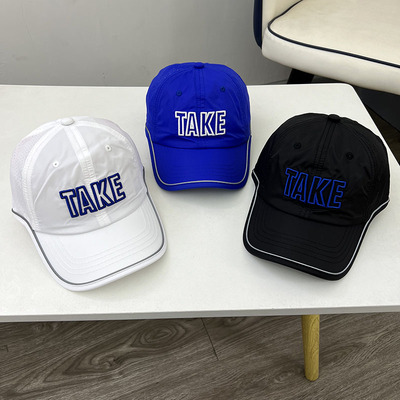 夏季儿童速干鸭舌帽ins时尚男童