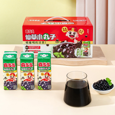 喜多多仙草小丸子凉茶植物饮料仙草蜜仙草汁水仙草冻烧仙草夏季