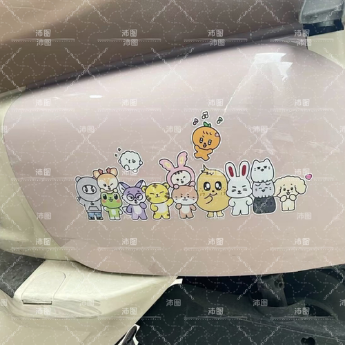 MINITEEN周边贴纸电动摩托车贴