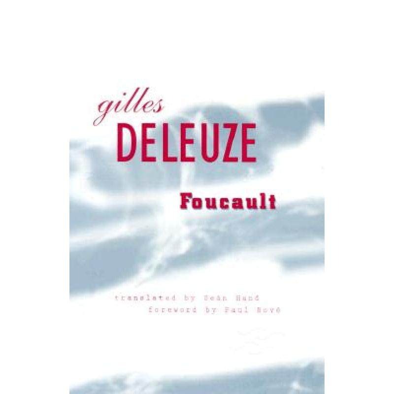 现货 英文原版 德勒兹论福柯 Foucault 英文原版 Gilles Deleuze 哲学 人文 经典 文学