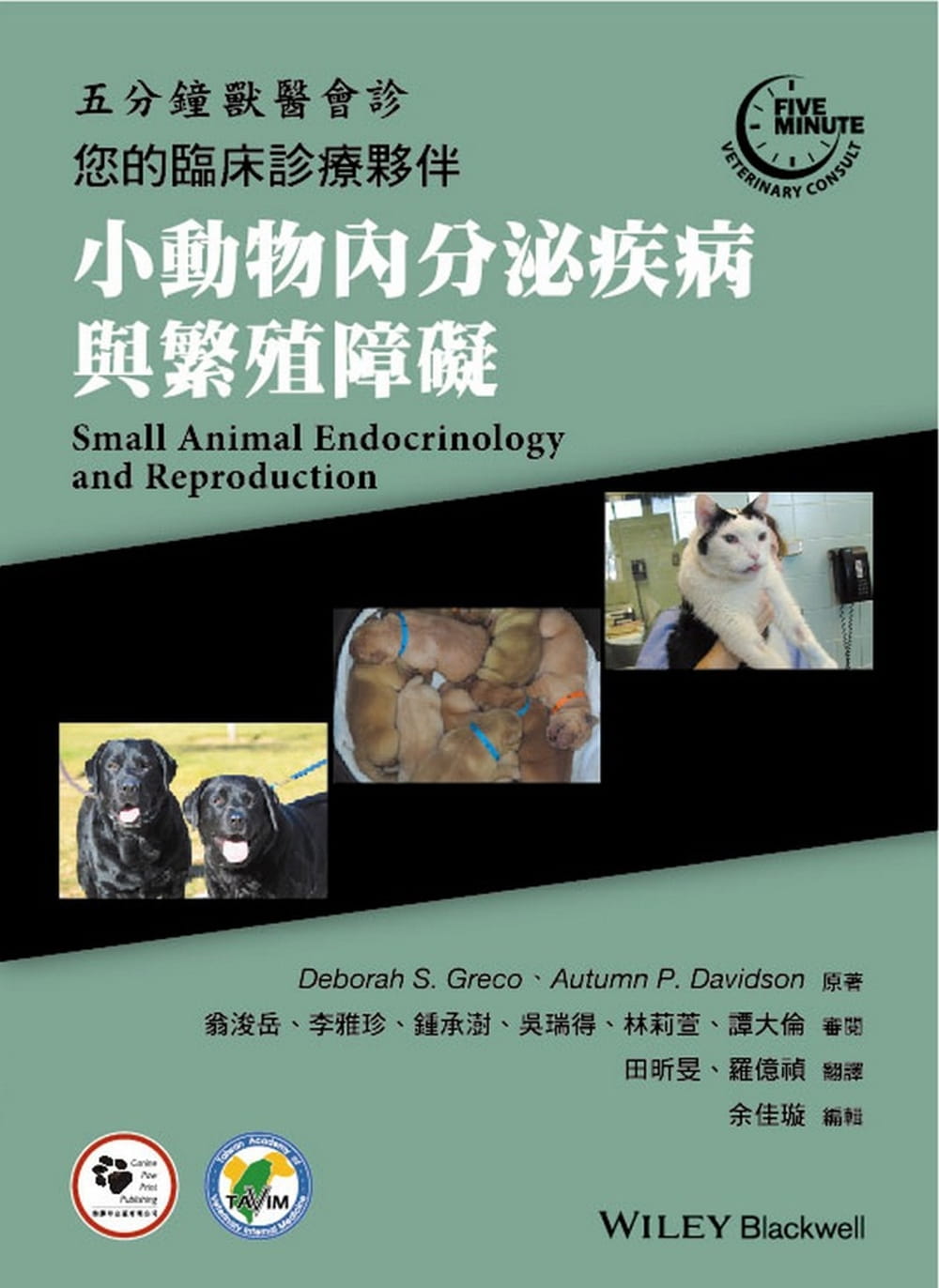 预售 Deborah S. Greco小动物内分泌疾病与繁殖障碍:五分钟兽医会诊 您的临床诊疗伙伴狗脚印 原版进口书