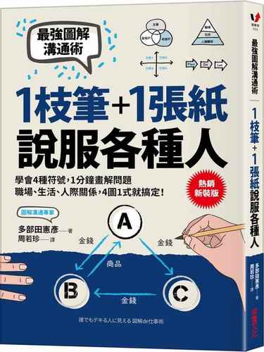 在途 多部田宪彦1枝笔＋1张纸，说服各种人：强图解沟通术，学会4种符号，职场、生活、人际关系 商业理财 采实文化
