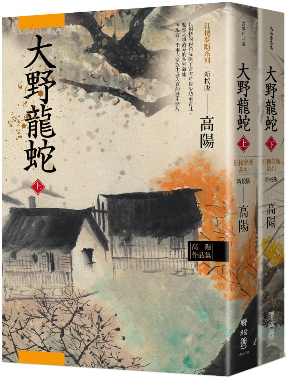 现货 高阳 高阳作品集．红楼梦断系列之七：大野龙蛇（上、下）（新校版） 联经出版公司
