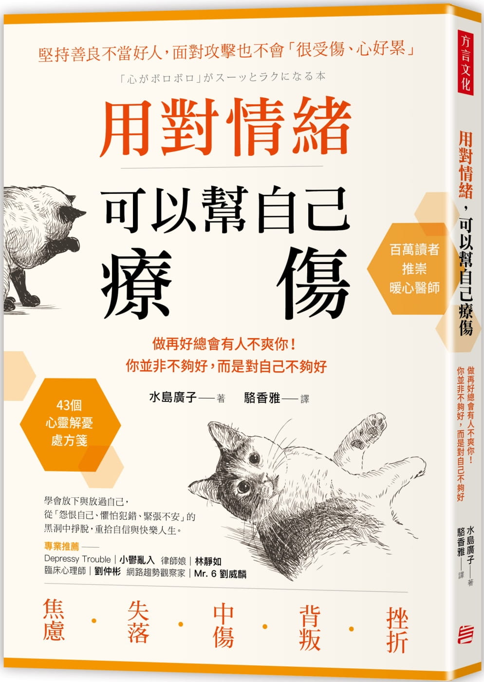 预售水岛广子用对情绪可以帮自己疗伤做再好总会有人不爽你！你并非不够好方言文化原版进口书心理励志