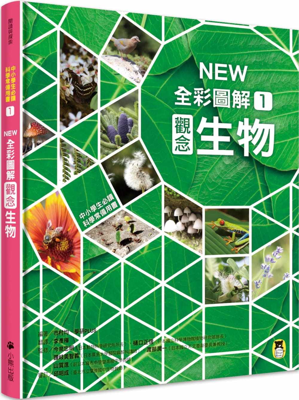 预售 市村均NEW全彩图解1 观念生物小熊出版 原版进口书 童书/青少年文学