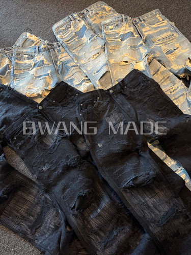 (现货）耗时八个月！Archive牛王UC85糜烂重工破坏水洗牛仔裤