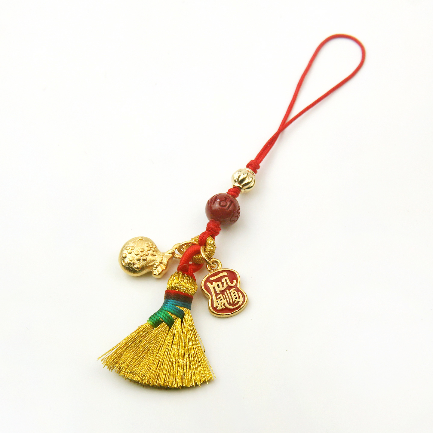 金丝迷你笤帚小扫帚吊坠创意手机挂件护身符钥匙扣小扫把包包挂饰