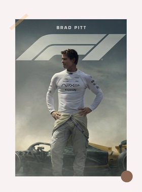 F1狂飙飞车电影海报影院周边墙贴装饰画桌面墙壁装饰宿舍赛车挂画