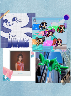 韩国组合专辑封面海报 Blackpink Newjeans周边卡片ins装饰海报墙