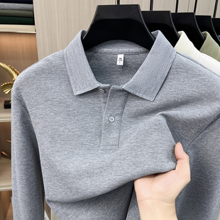 POLO衫 啄木鸟男士 长袖 T恤2026新款 体恤中青年 春秋季 100%棉