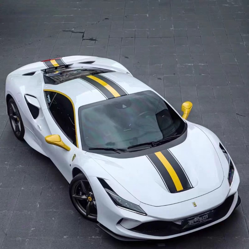 新法拉利F8车贴拉花296 488  458 SF90个性运动赛道装饰车身贴纸