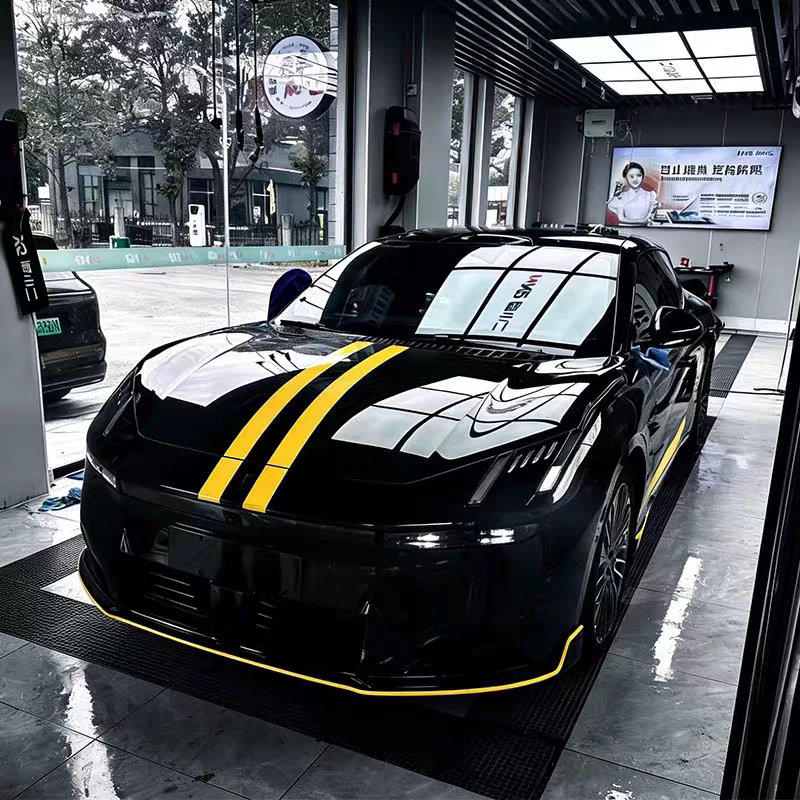 适用于领克10emp个性车贴改装拉花Z10装饰侧裙机盖机尾包线条彩条