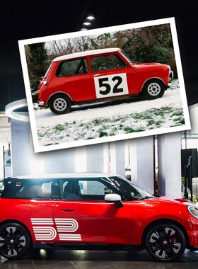 宝马MINIF54车贴拉花COOPER F56个性运动贴纸countryman52贴画JCW