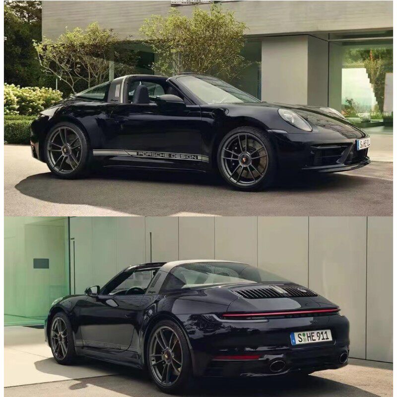 保时捷911 Porsche Design车贴拉花Targa 4S车身下侧裙个性贴纸