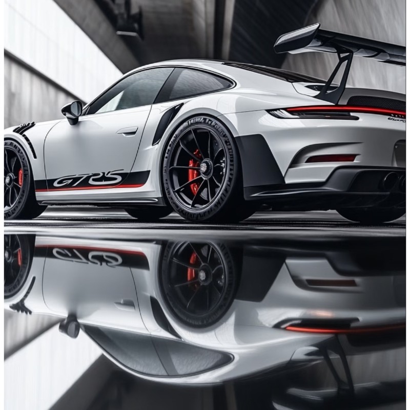 适用于保时捷GT3RS GT2RS汽车贴纸拉花车身侧裙彩条贴画跑车