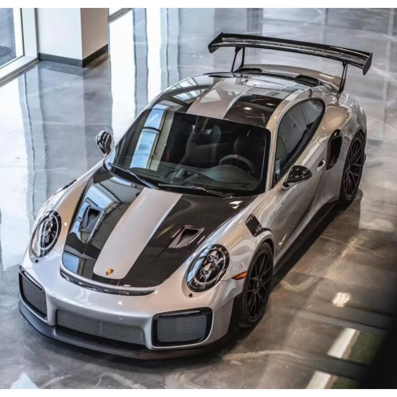 保时捷911 GT2 RS车贴拉花GT3 RS 个性拉花718卡曼引擎盖改装贴纸
