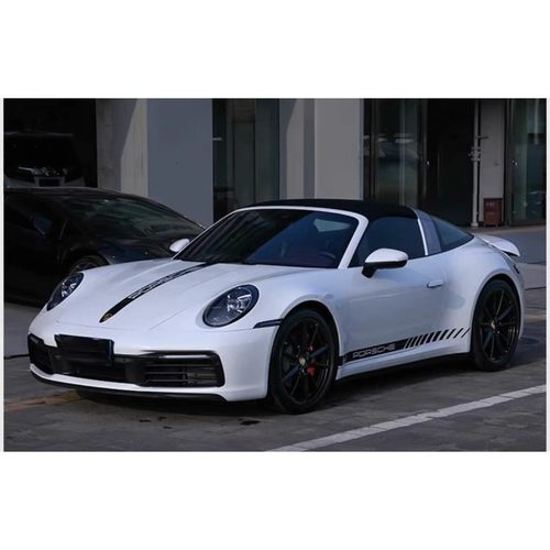 保时捷911车身下侧裙运动装饰个性拉花992 GT3 718改装贴纸机盖