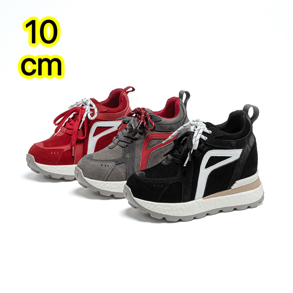 10cm厚底内增高阿甘鞋运动老爹鞋