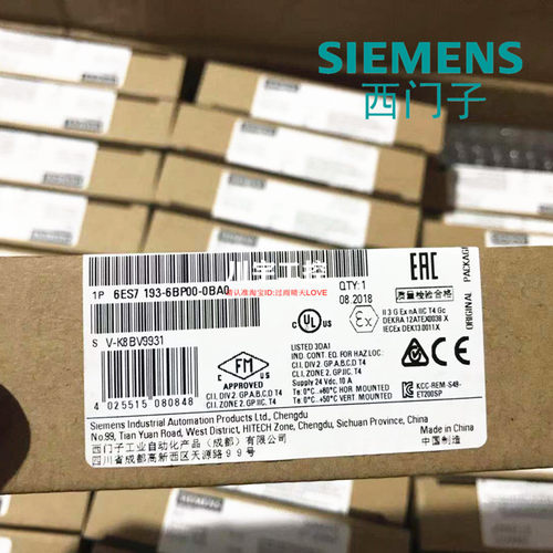 模块西门子6ES7193-6BP00