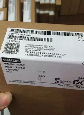 6ES7338 6ES7 338-4BC01-0AB0西门子334-0CE01-0AA0/AO 332-5HD01