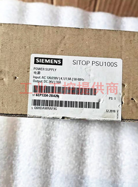 6EP1334-2BA20 SITOP PSU100S DC24V/10A稳定电源120/230VAC输出