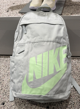 专柜正品Nike耐克双肩包学生书包大号背包蓝色灰绿色 DD0559-034