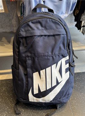 Nike/耐克正品男女藏蓝轻便休闲印花运动双肩书包背包 DD0559-452