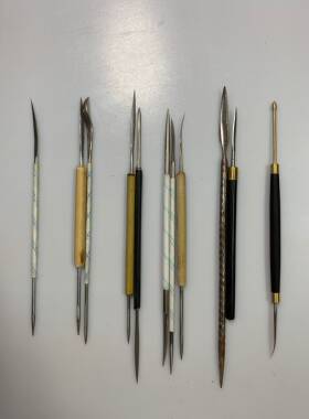 博艺紫砂工具做壶工具宜兴紫砂壶制作工具三弯直刀挖嘴刀