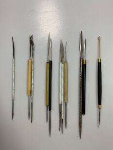 博艺紫砂工具做壶工具宜兴紫砂壶制作工具三弯直刀挖嘴刀