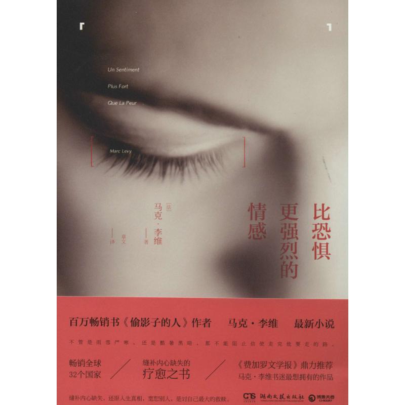 现货包邮  比恐惧更强烈的情感 [Un sentiment plus fort que la peur] 9787540467586  湖南文艺出版社 马克·李维 著