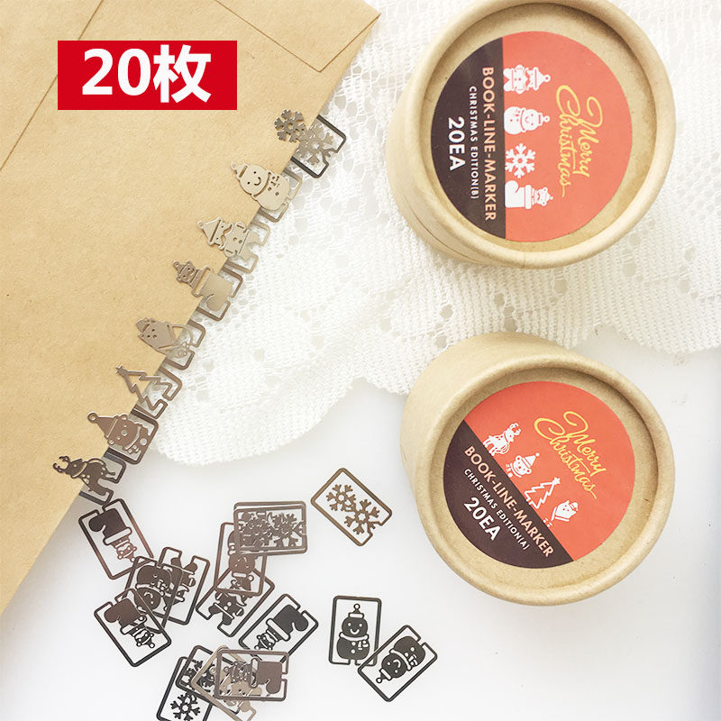 盒装圣诞节金属书签圣诞树四叶草创意小清新文艺学生用礼物|ruв категории электронный словарь/электрический бумажных книг/канцелярские принадлежности, бумажные книги, Закладки - от Buy2taobao.com для оказания профессиональной услуги покупки агента Taobao