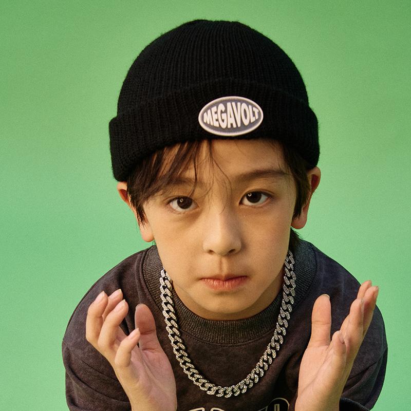 MEGAVOLT儿童嘻哈街舞针织帽