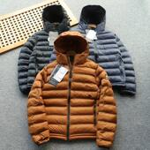 LEAVOJOHNSON秋冬旅行家情侣款 保暖压胶棉服百搭保暖棉服3588