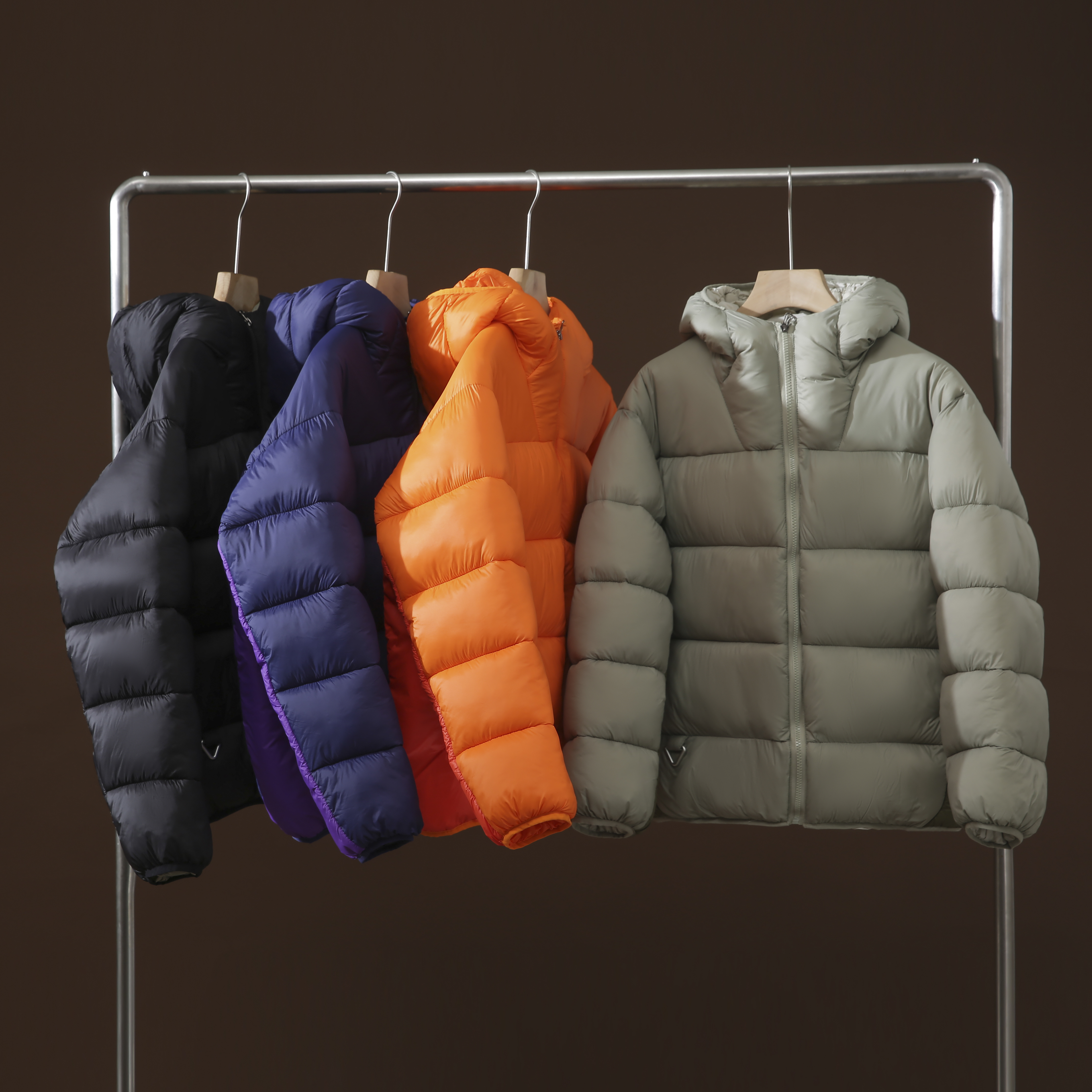 山系机能防风拒水户外运动秋冬高端男女情侣连帽面包棉服】10918