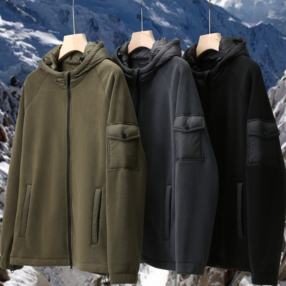 防泼水梭织面料复合奥粒绒防风