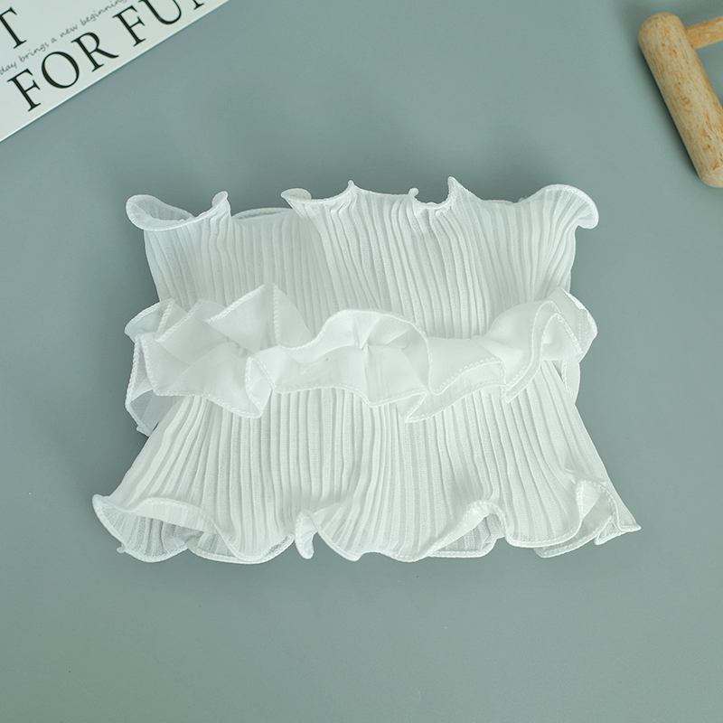 蕾丝花边假领防晒脖套护颈遮阳