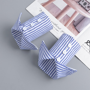 条纹衬衣袖子装饰假袖口假袖子