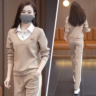 2025春秋季新款韩版休闲运动套装