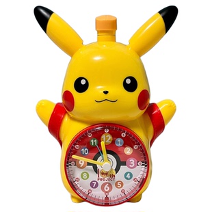 现货Pokemon宝可梦皮卡丘桌面闹钟装饰可爱儿童礼物日本进口