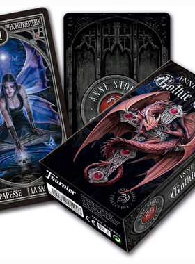 原版进口塔罗牌 Heraclio Fournier Anne Stokes Gothic Tarot