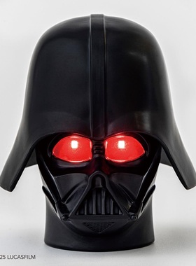 进口杂志周边达斯维达头盔装饰灯带光剑音效和呼吸音效赠电池