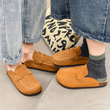 勃肯鞋男厚底包头半拖鞋情侣外穿复古凉拖鞋博肯鞋9506-P120，男鞋拖鞋，星座814A（原电商B253）