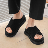 勃肯拖鞋男厚底一脚蹬凉拖鞋情侣交叉拖鞋露趾真皮拖鞋9510-P130，男鞋拖鞋，星座814A（原电商B253）