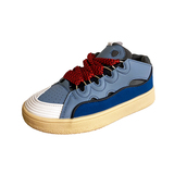 小众彩色编织带设计感低帮板鞋男厚底高街老爹鞋B253-Y521-P78，男鞋休闲鞋，星座814A（原电商B253）