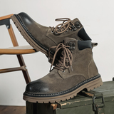 大黄靴马丁靴男户外登山鞋中帮踢不烂工装靴子B253-9002-P115，男鞋马丁靴，星座814A（原电商B253）